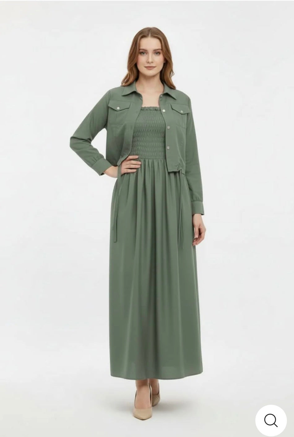 Western Smoking Coat Maxi (W-712)