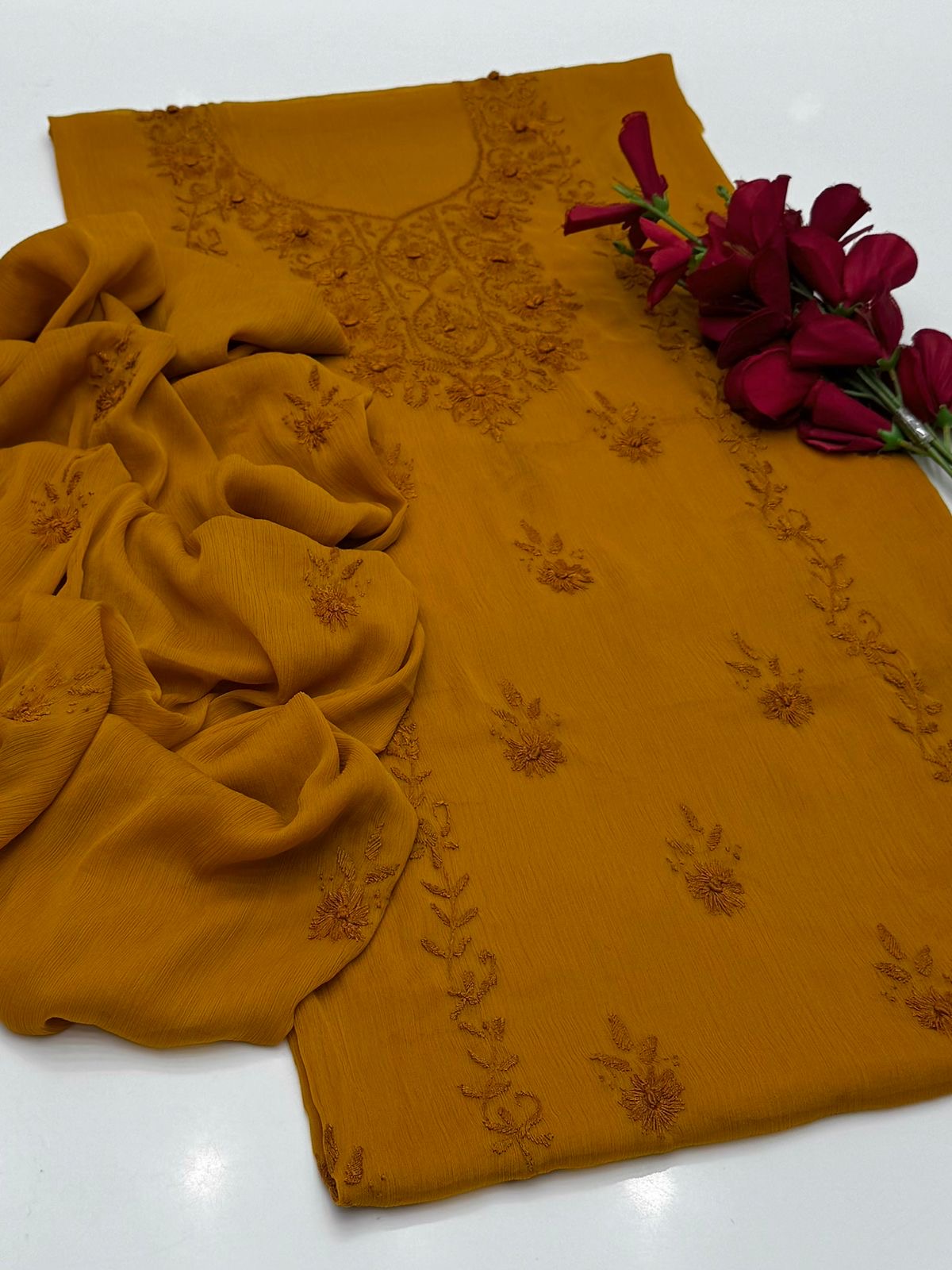 Spring tanka bamber chiffon 2 piece