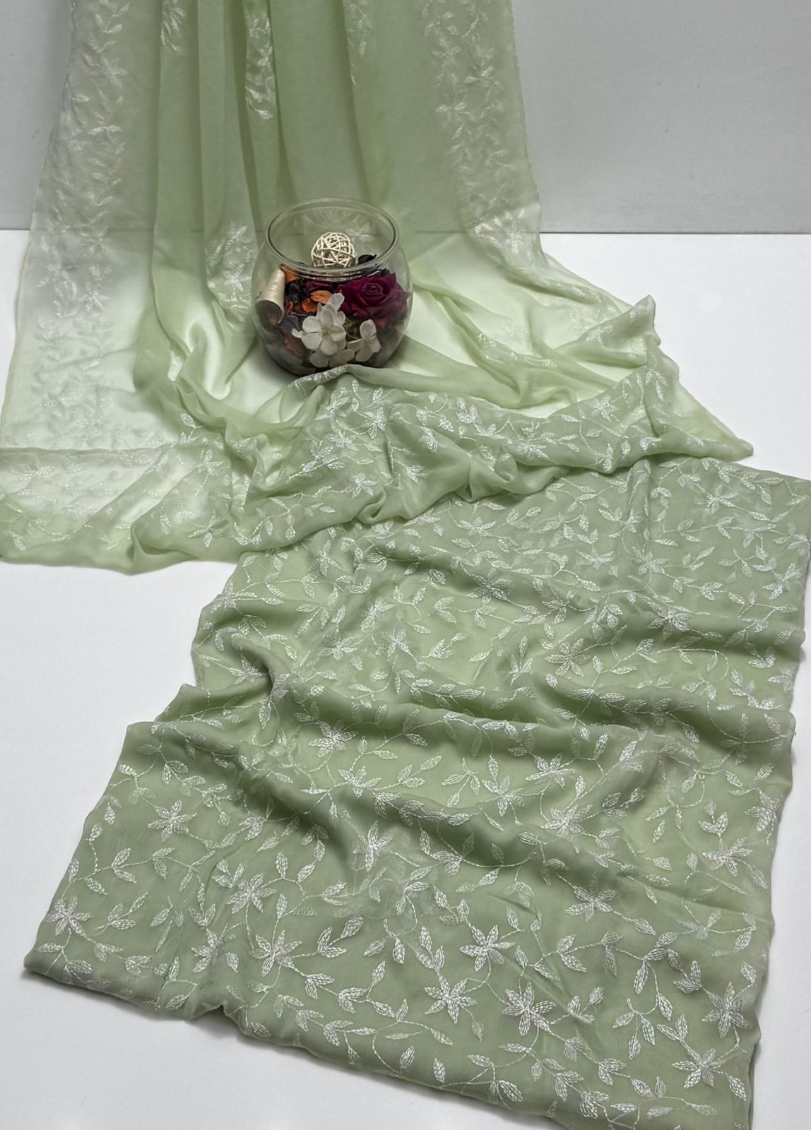 2 پی سی شفان ہاتھ سے تیار سپی جال ورک