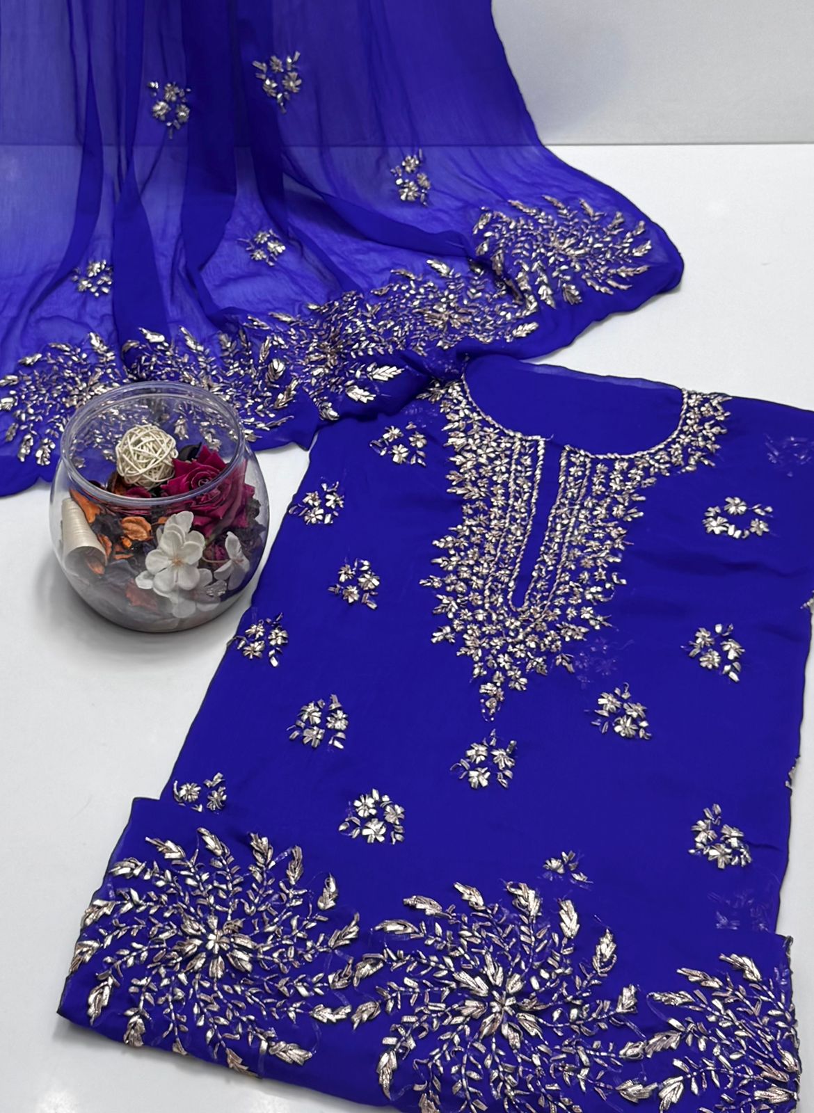 2 پی سی ہینڈ میڈ ماروری گوٹا