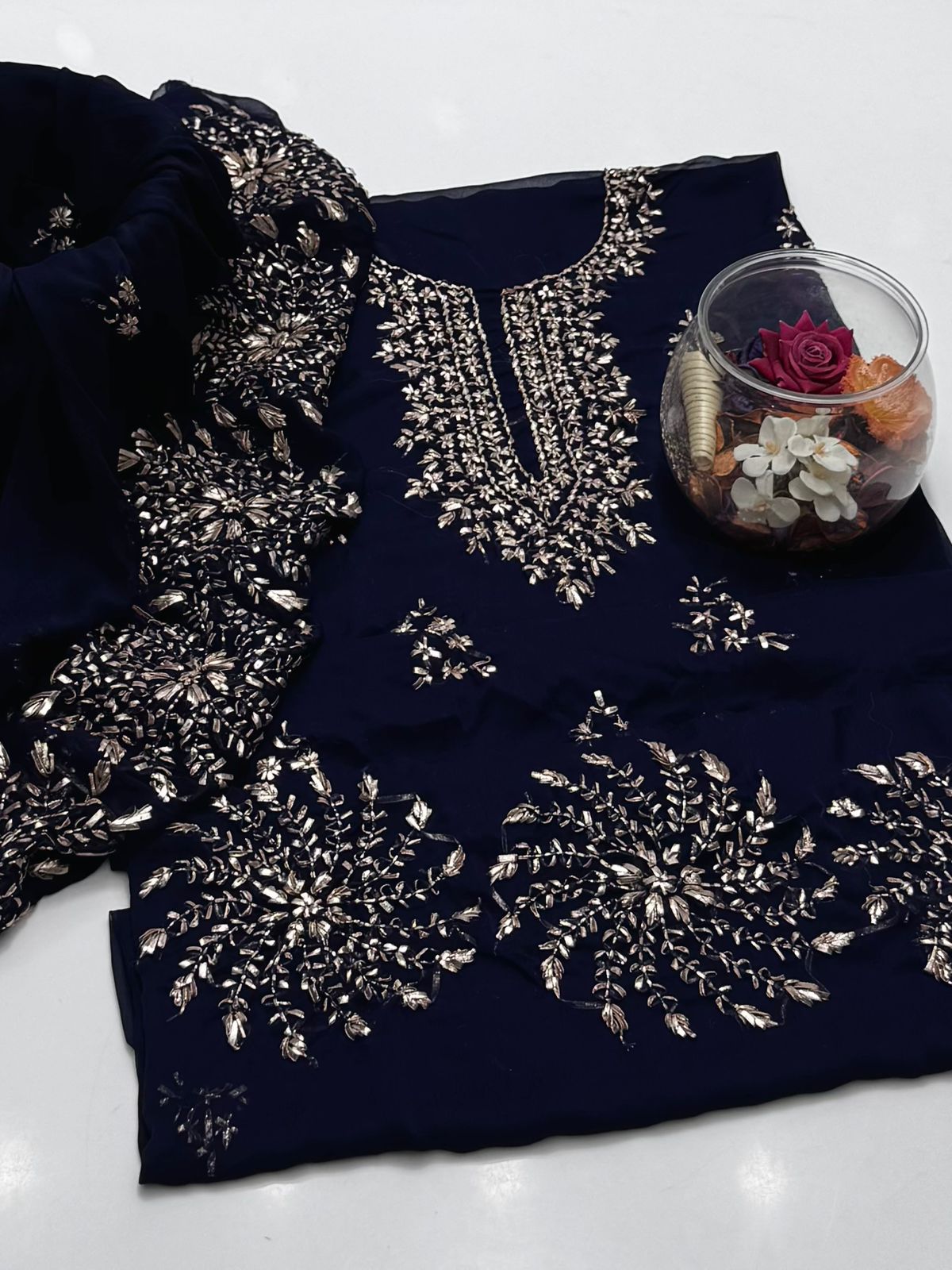 2 پی سی ہینڈ میڈ ماروری گوٹا