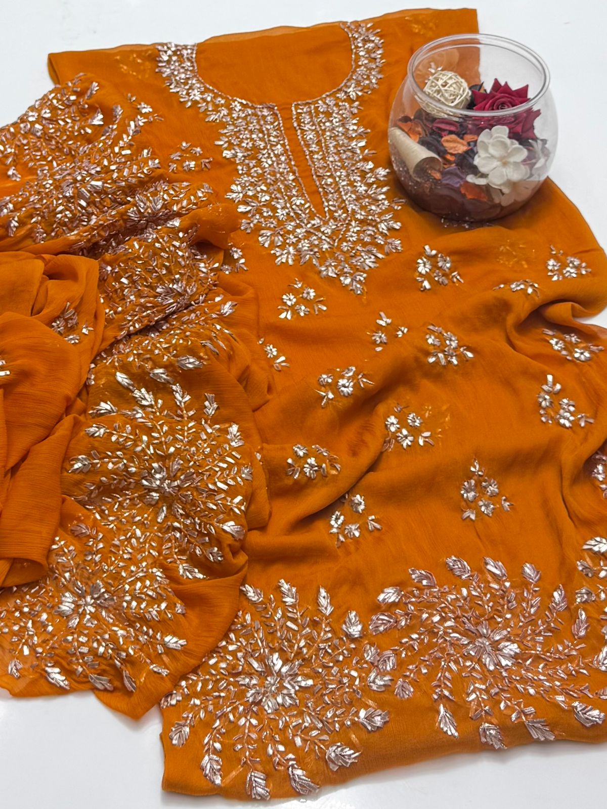 2 پی سی ہینڈ میڈ ماروری گوٹا