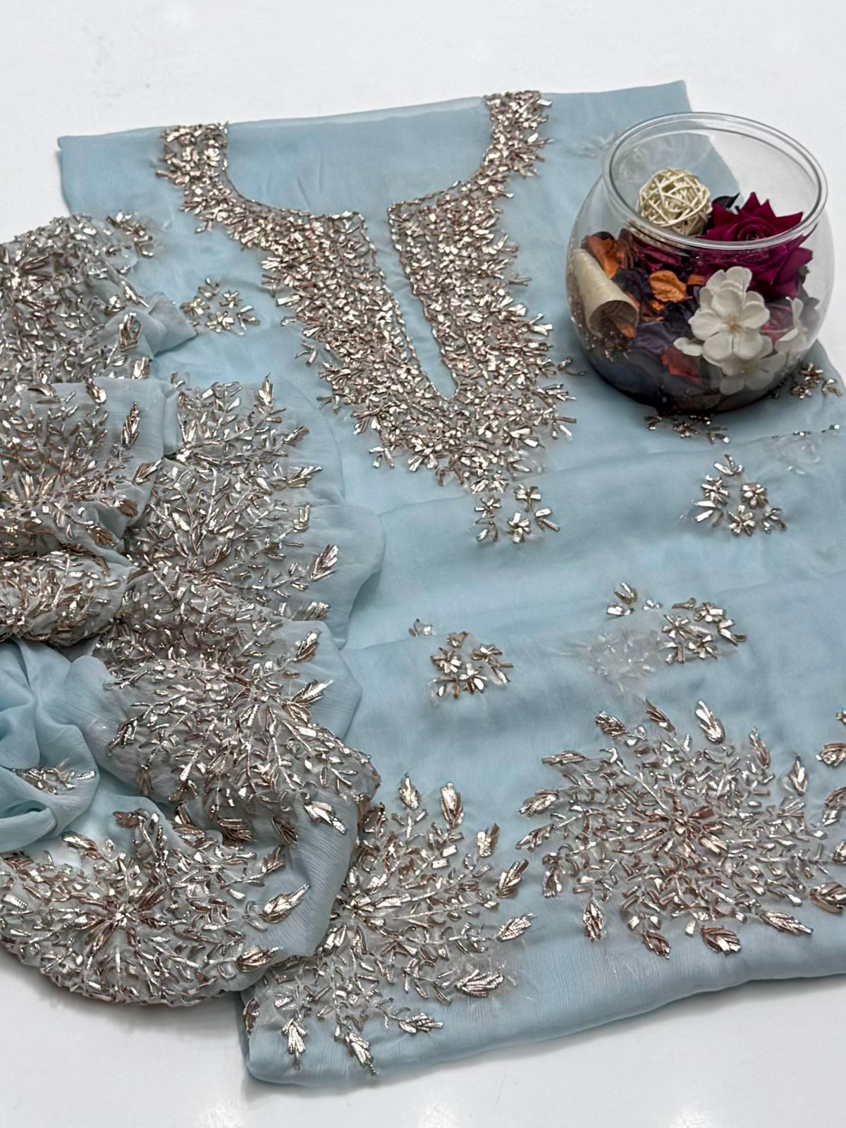 2 پی سی ہینڈ میڈ ماروری گوٹا