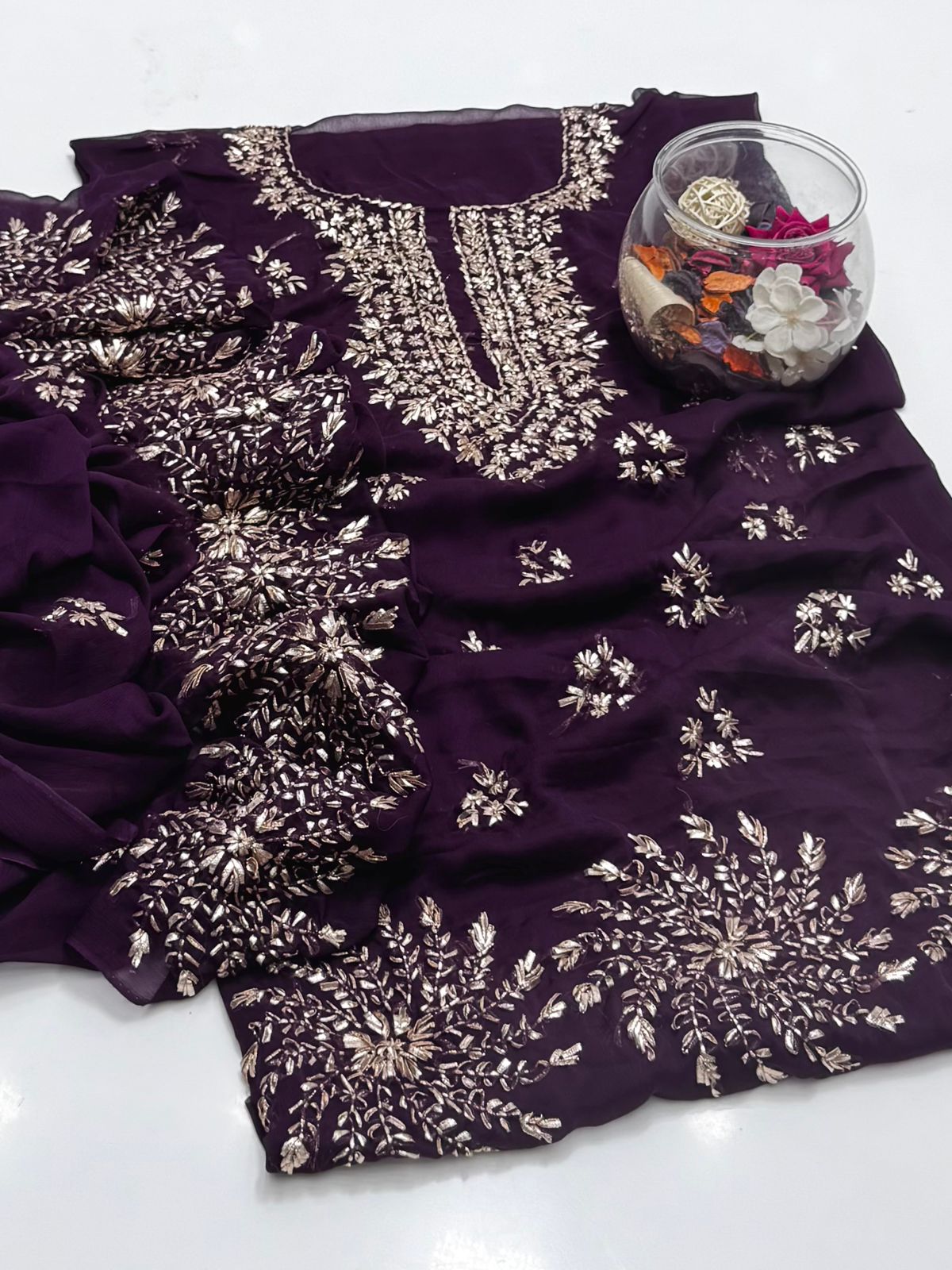 2 پی سی ہینڈ میڈ ماروری گوٹا