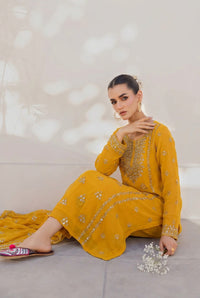 2 piece chiffon kurta Gotta with free perfume testers