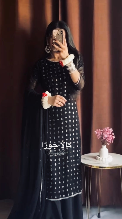 Kamdani ring barfi mukesh 2 piece