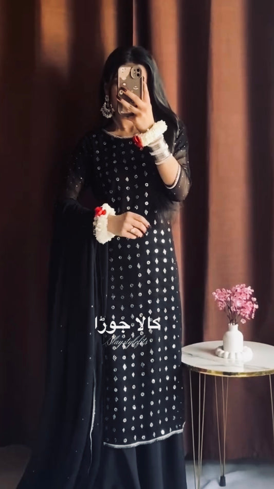 Kamdani ring barfi mukesh 2 piece