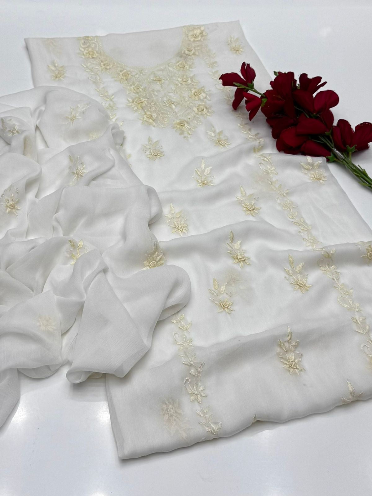 Spring tanka bamber chiffon 2 piece