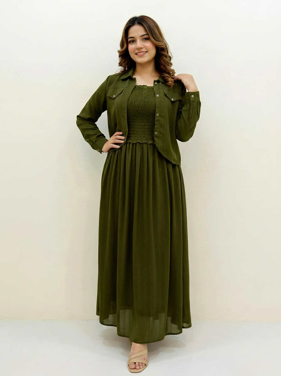 Western Smoking Coat Maxi (W-712)