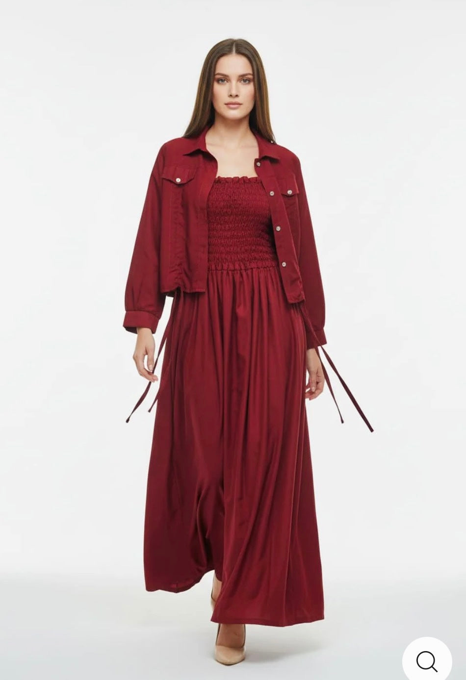 Western Smoking Coat Maxi (W-712)