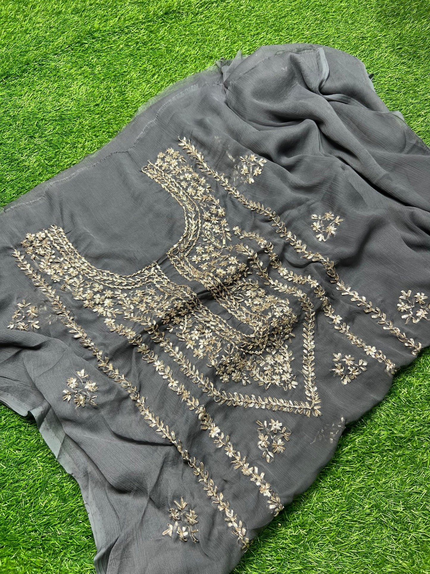 Chiffon Gotta 2 piece new shahi design