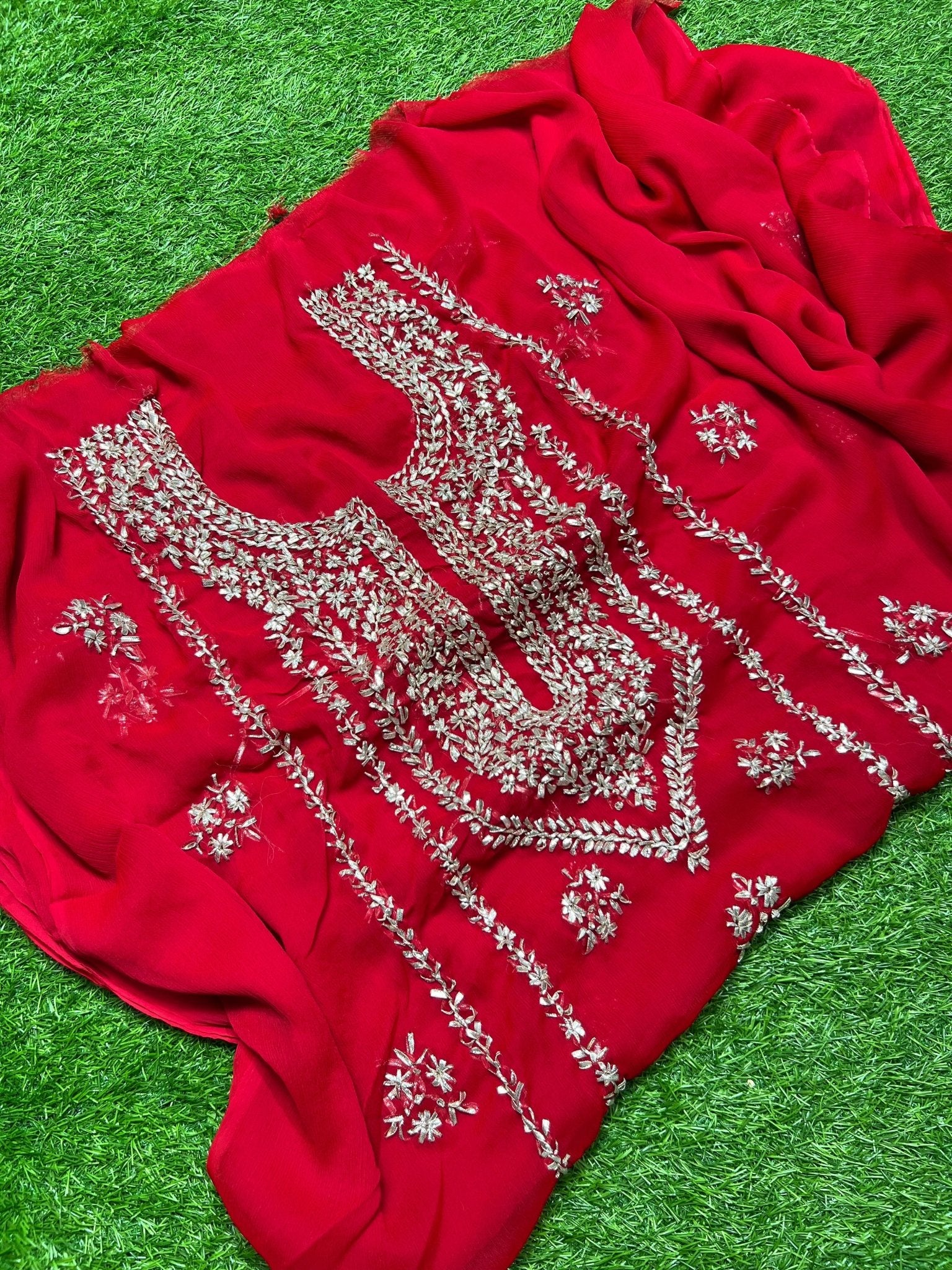 Chiffon Gotta 2 piece new shahi design