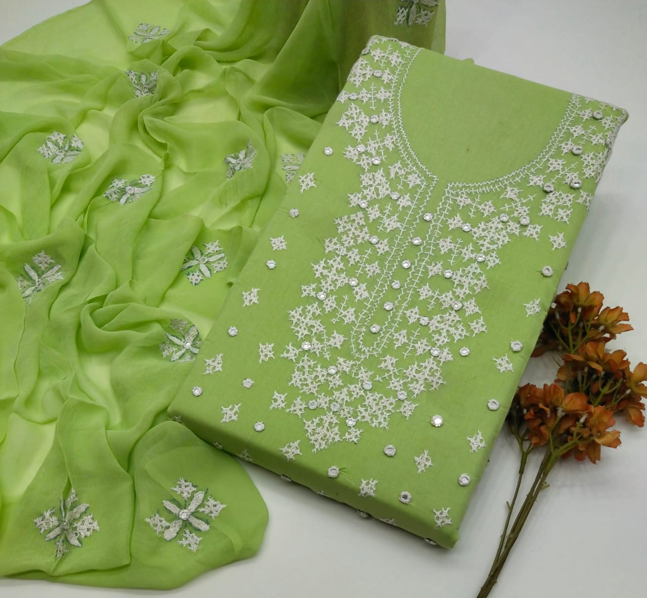 لان 3 Pce ہاتھ سے تیار سندھی آئینہ