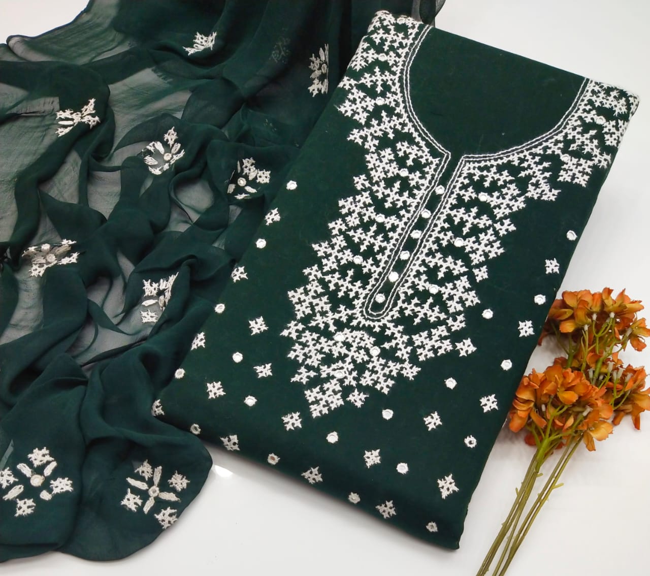 لان 3 Pce ہاتھ سے تیار سندھی آئینہ