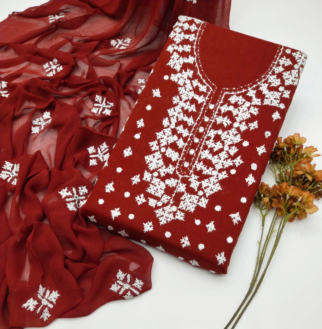 لان 3 Pce ہاتھ سے تیار سندھی آئینہ