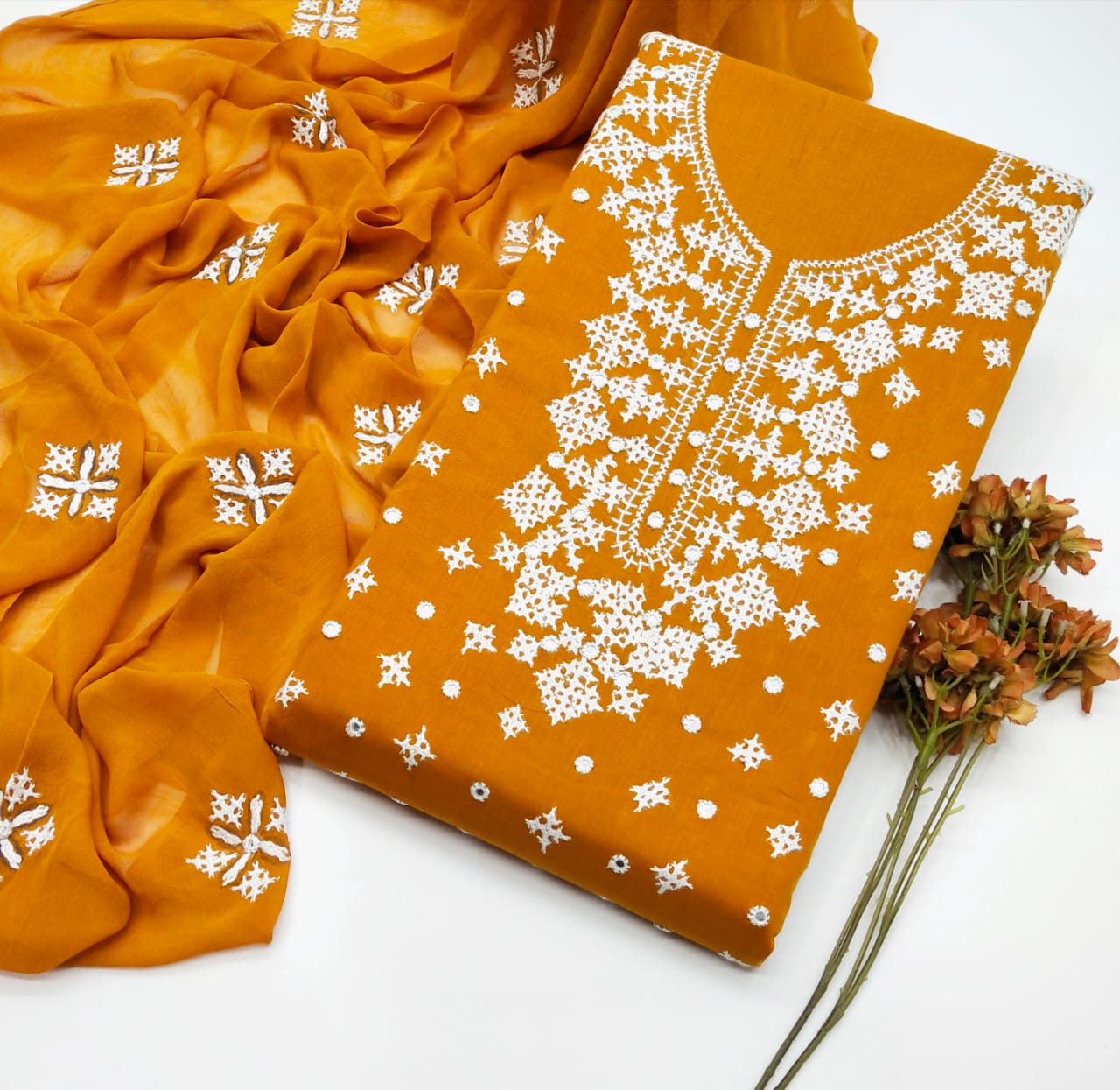 لان 3 Pce ہاتھ سے تیار سندھی آئینہ