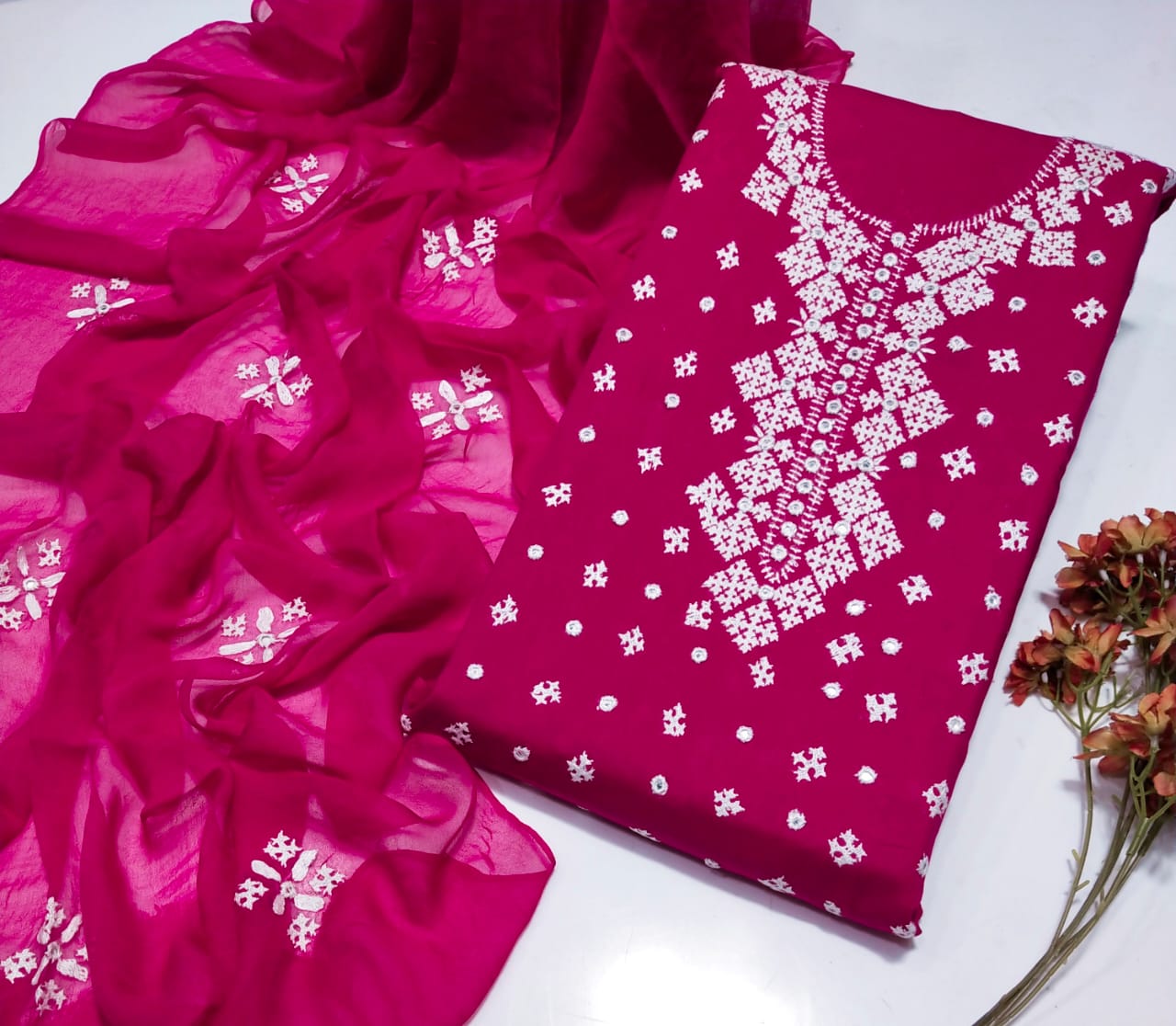 لان 3 Pce ہاتھ سے تیار سندھی آئینہ