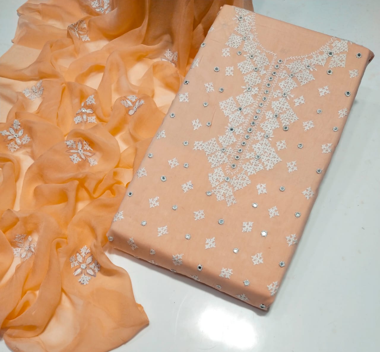 لان 3 Pce ہاتھ سے تیار سندھی آئینہ